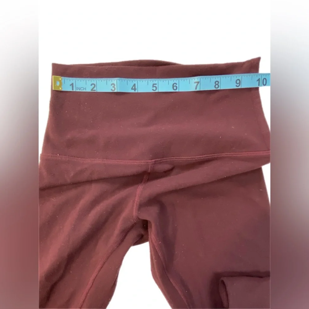 Lululemon Align Pant II 25” pilling throughout Cassis size 2 - Picture 9 of 16